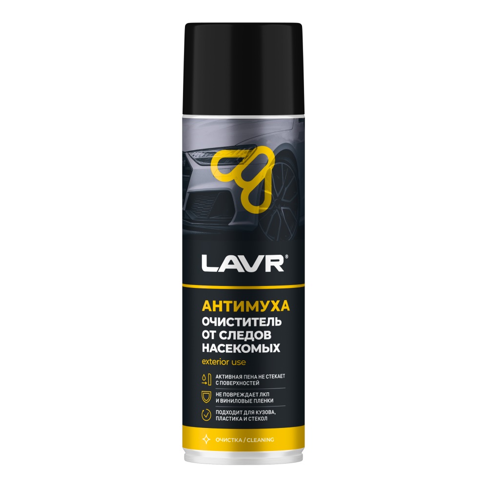 LAVR Ln1430 Пенный очиститель от следов насекомых "АНТИМУХА" 6500мл