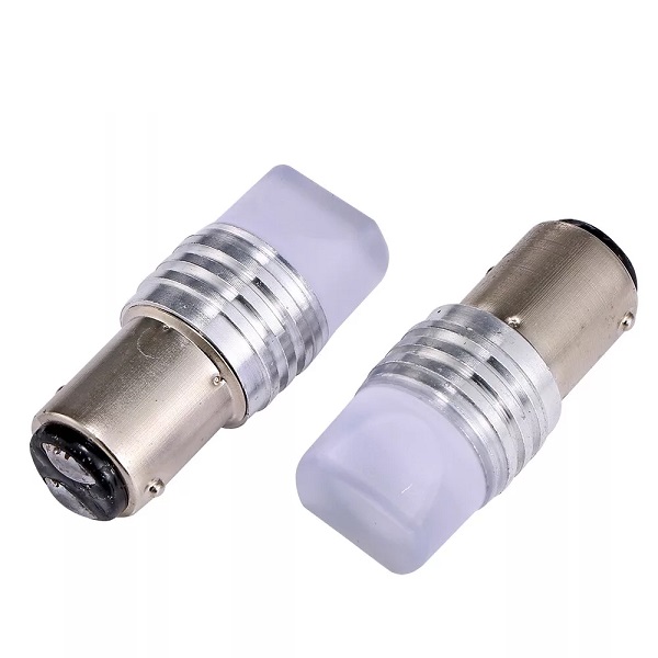 Лампа диодная 12V P21/5W 2конт. (КЕРАМИКА) Белый