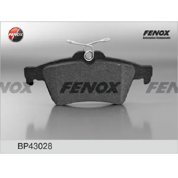Колодки торм. зад. FENOX BP43028 Ford Focus 2, 3, C-Max, Mazda 2,3