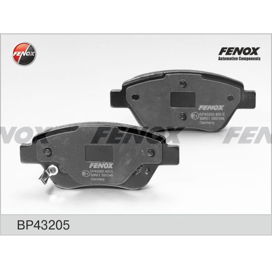 Колодки торм. перед. FENOX BP43205 FIAT Albea, Idea
