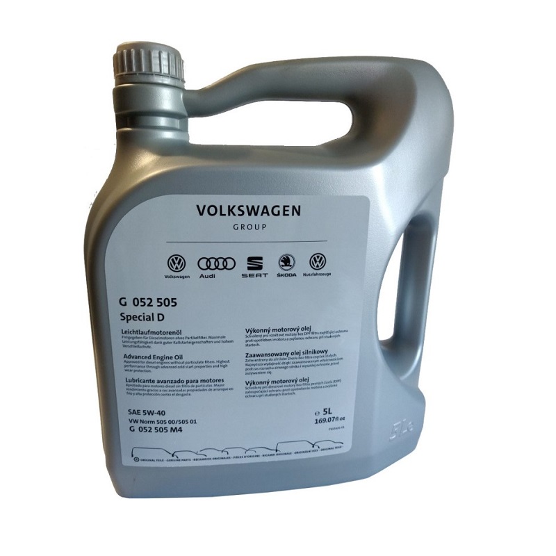 Масло моторное VAG Special D 502 00/505 00 5w40 5л (дизель)