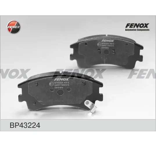 Колодки торм. перед. FENOX BP43224 Mazda 6
