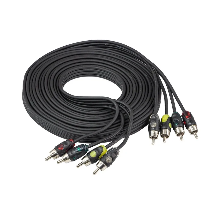 Кабель межблочный AURA RCA-B254 медь 4х кан. 5м.