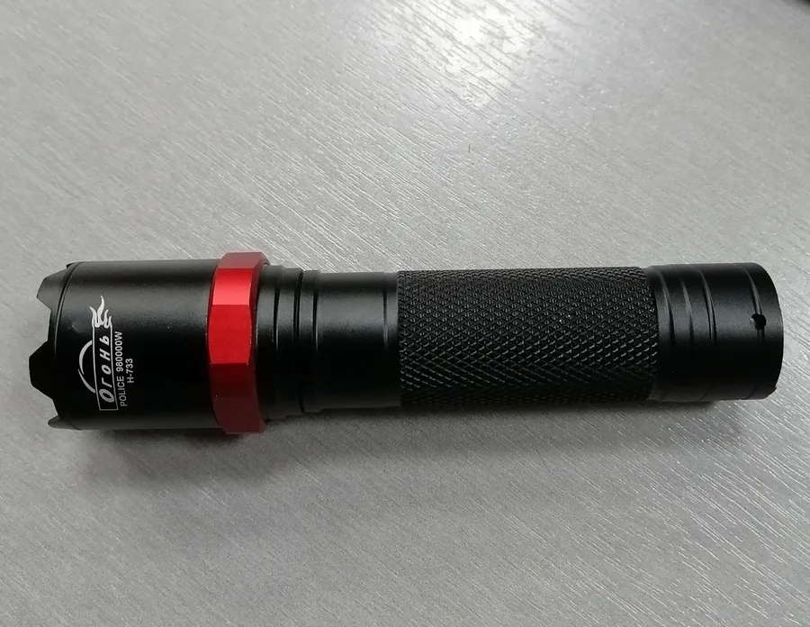 Фонарик zoom (USB)T6-515/998/327  (карманный)