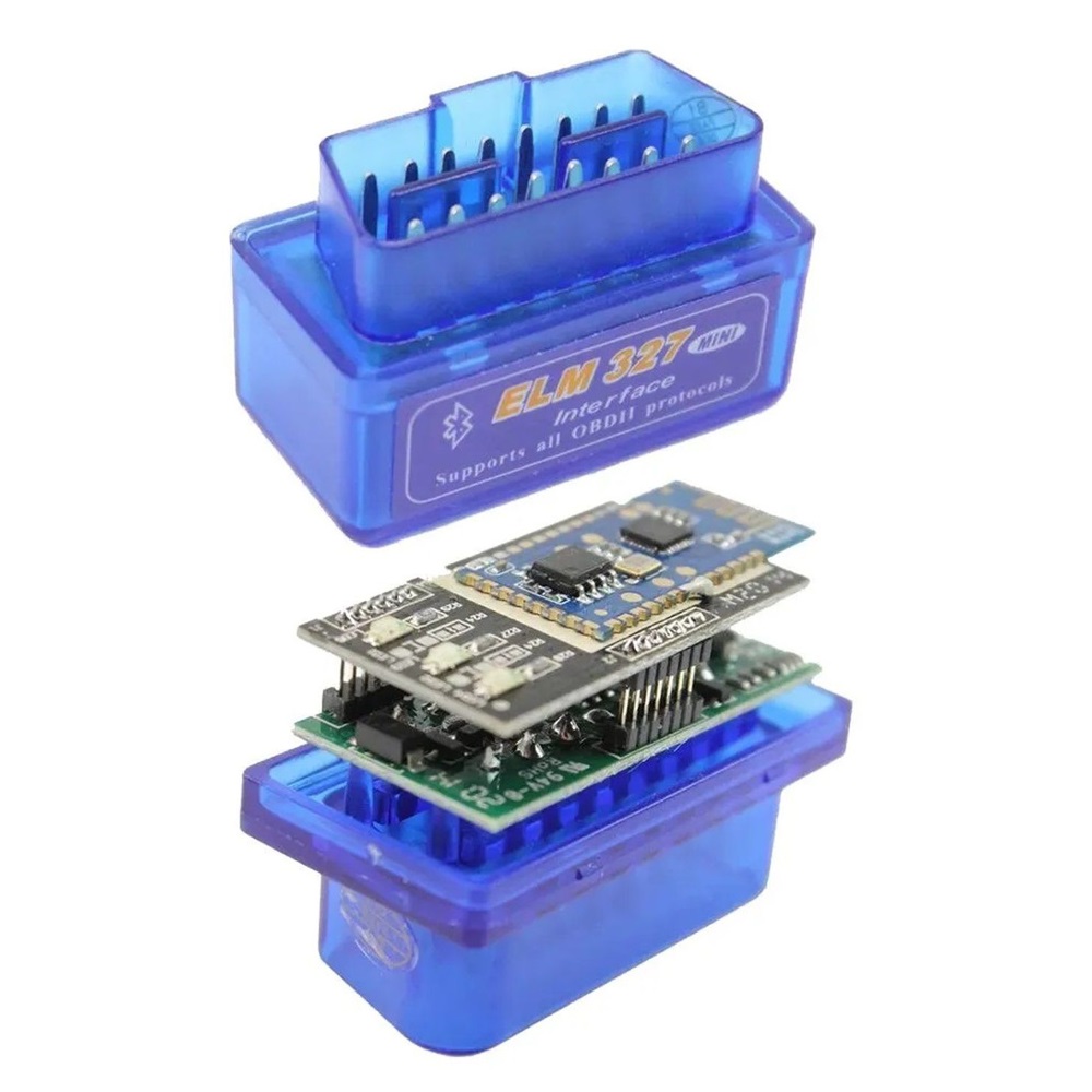 Диагностический адаптер ELM327 bluetooth 5.1 mini 1.5 (2 платы)