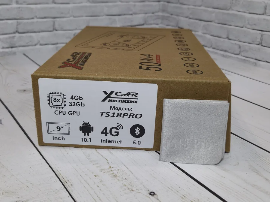 Автомагнитола XCar TS18PRO QLED (ANDROID 12) 10", 8-ядер. 4GB-ОЗУ, 32GB, 4G