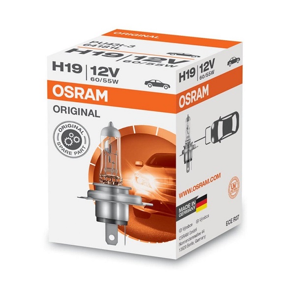 Лампа 12V MTF H19 60/55W LONG LIFE