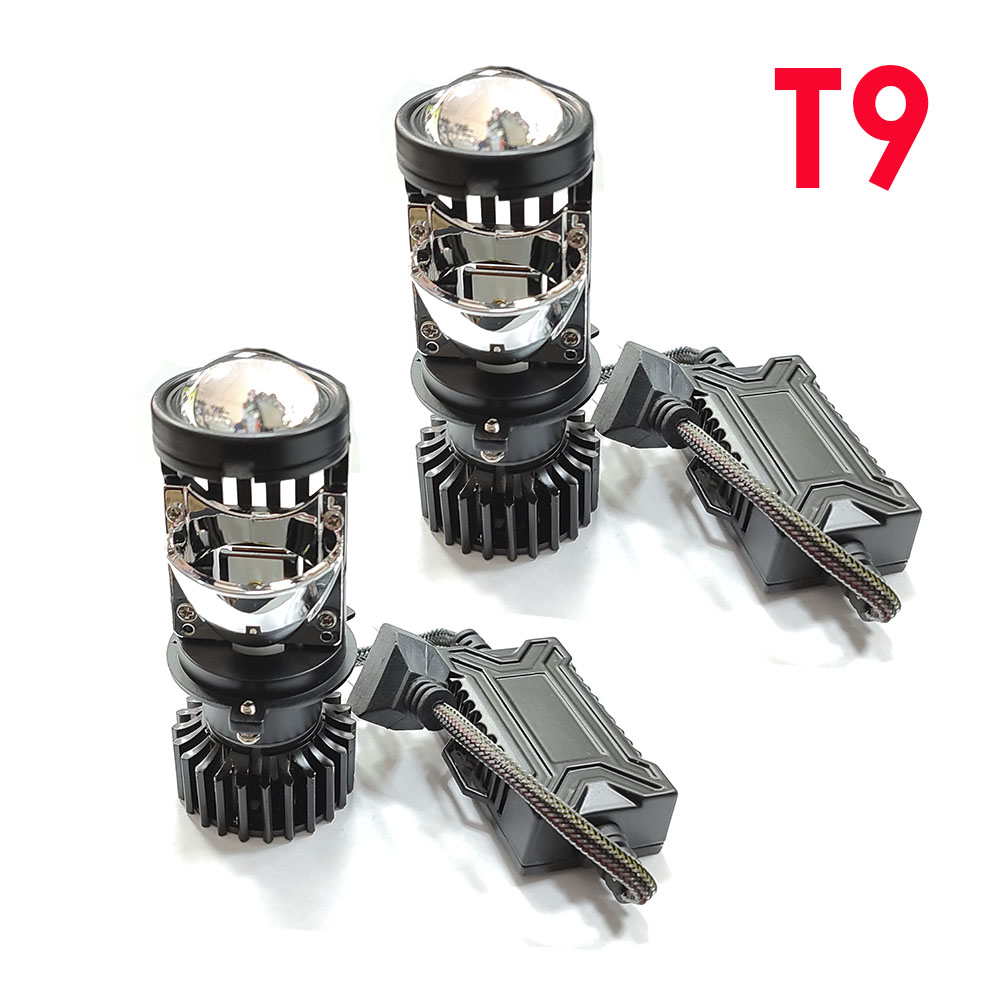 Лампа диодная T3Led линз. 10-50V H4 6500Km К-т