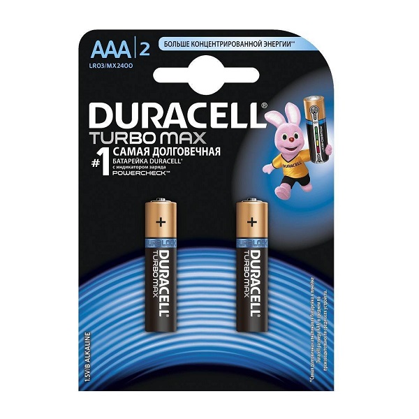 Батарейка LR03 Duracell TurboMax 1шт