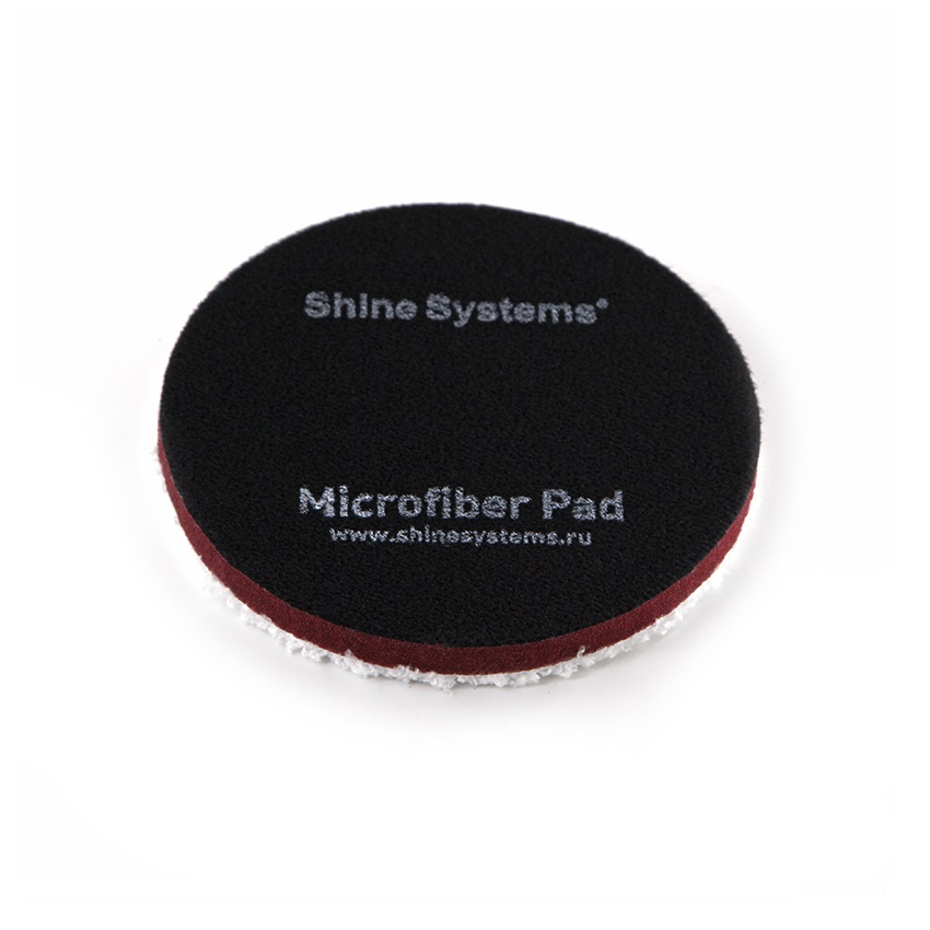 Shine Systems Microfiber Pad - полировальный круг из микрофибры, 155 мм