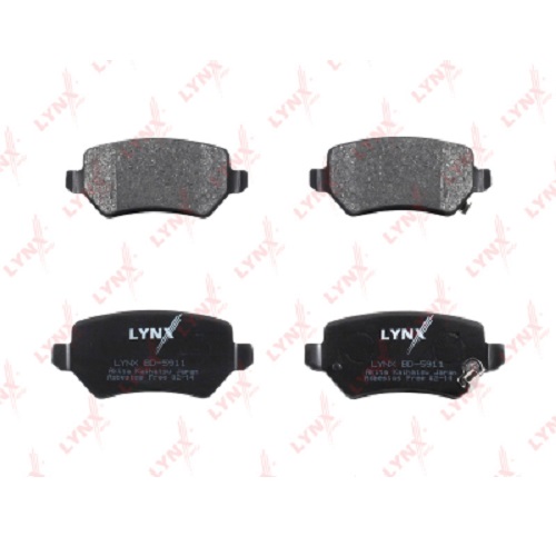 Колодки торм. зад. LYNXauto BD5911 Opel Astra, Zafira, Kia Venga