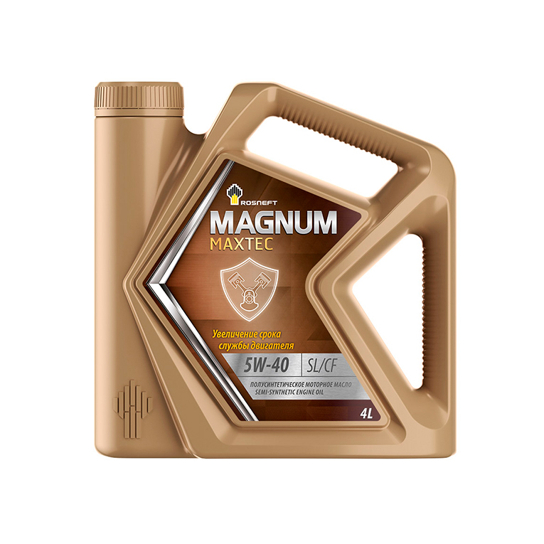 Масло моторное РОСНЕФТЬ Magnum Maxtec SL/CF 5w40 4л п/с