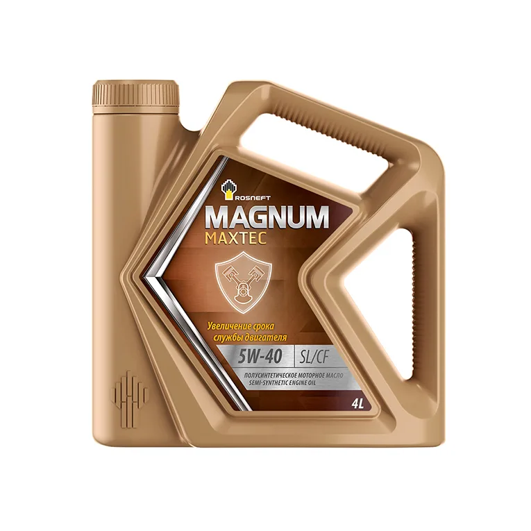 Масло моторное РОСНЕФТЬ Magnum Maxtec SL/CF 5w40 4л п/с