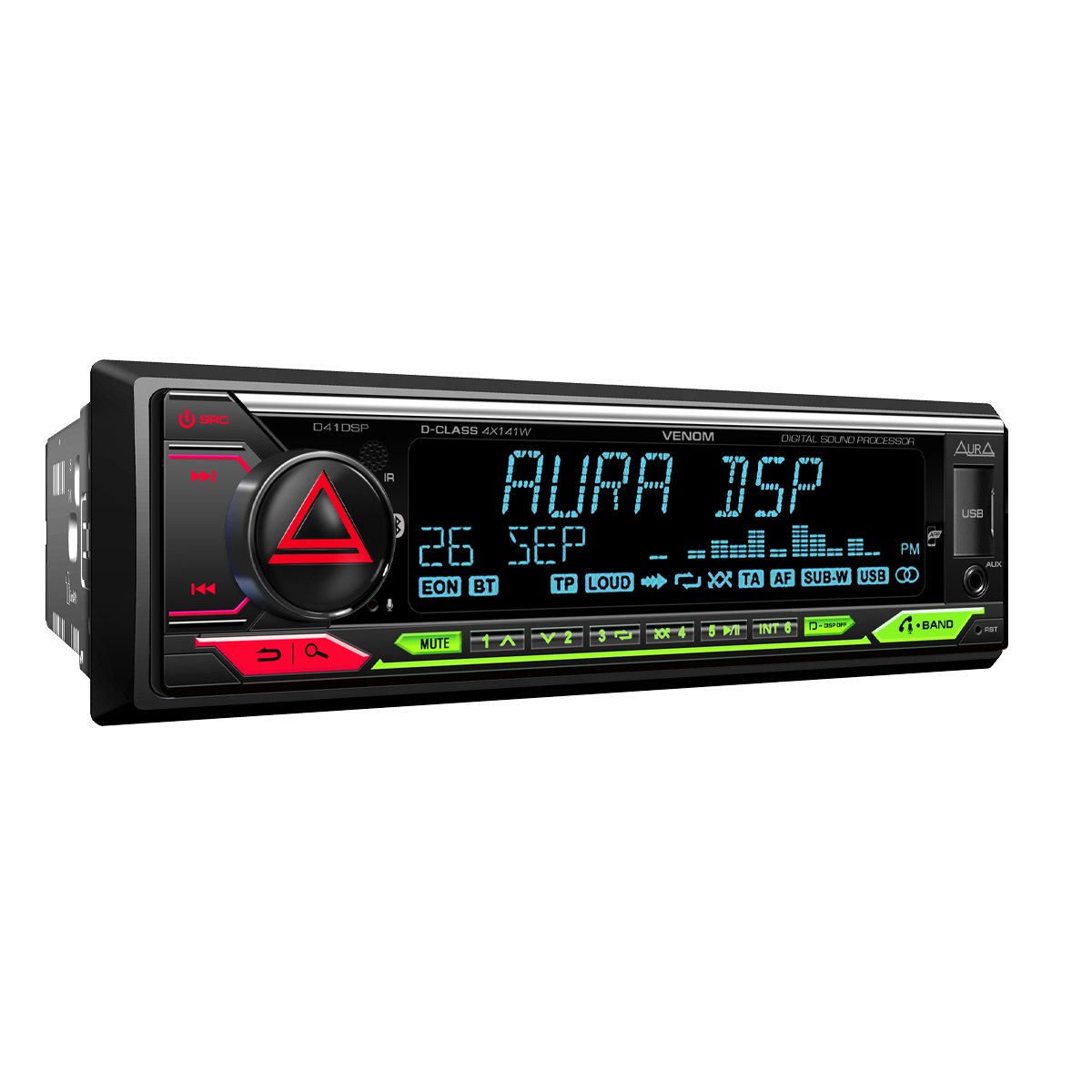 А/м AURA VENOM-D641 Ai-DSP BT D-class 4x141W