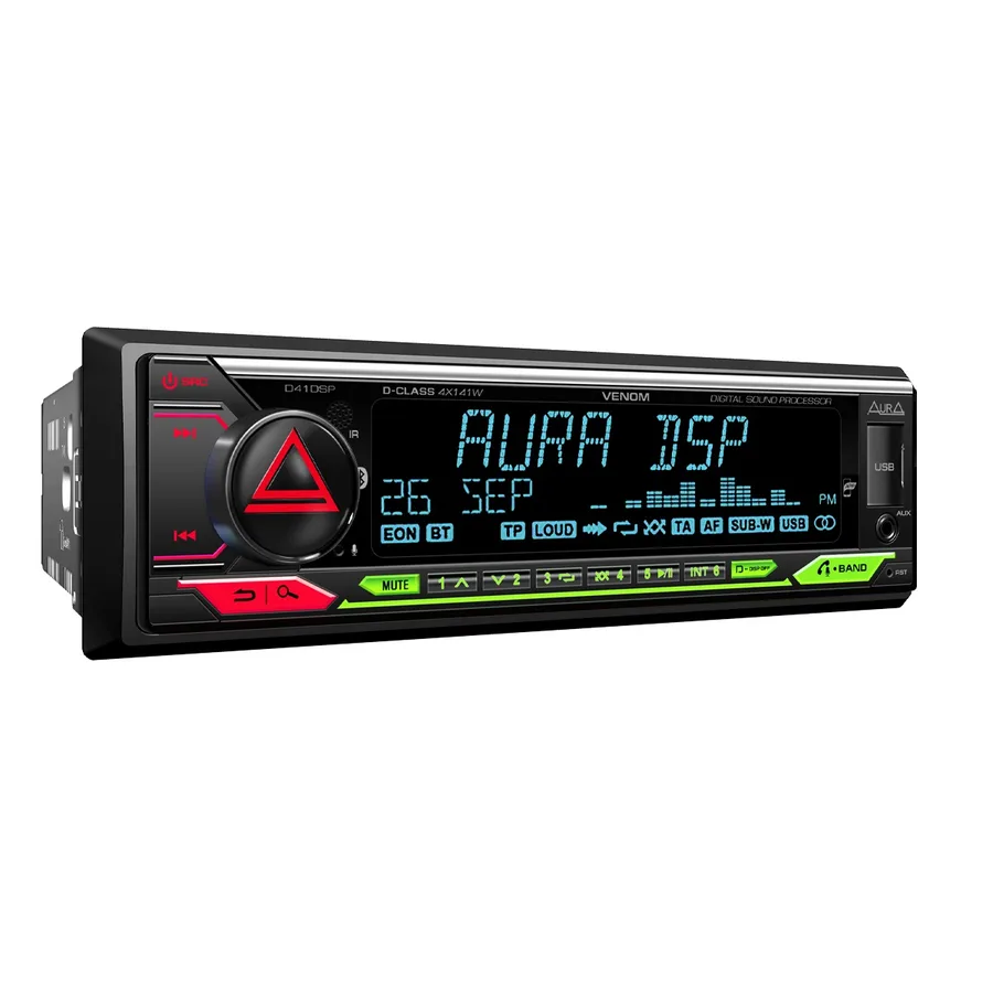 А/м AURA VENOM-D641 Ai-DSP BT D-class 4x141W