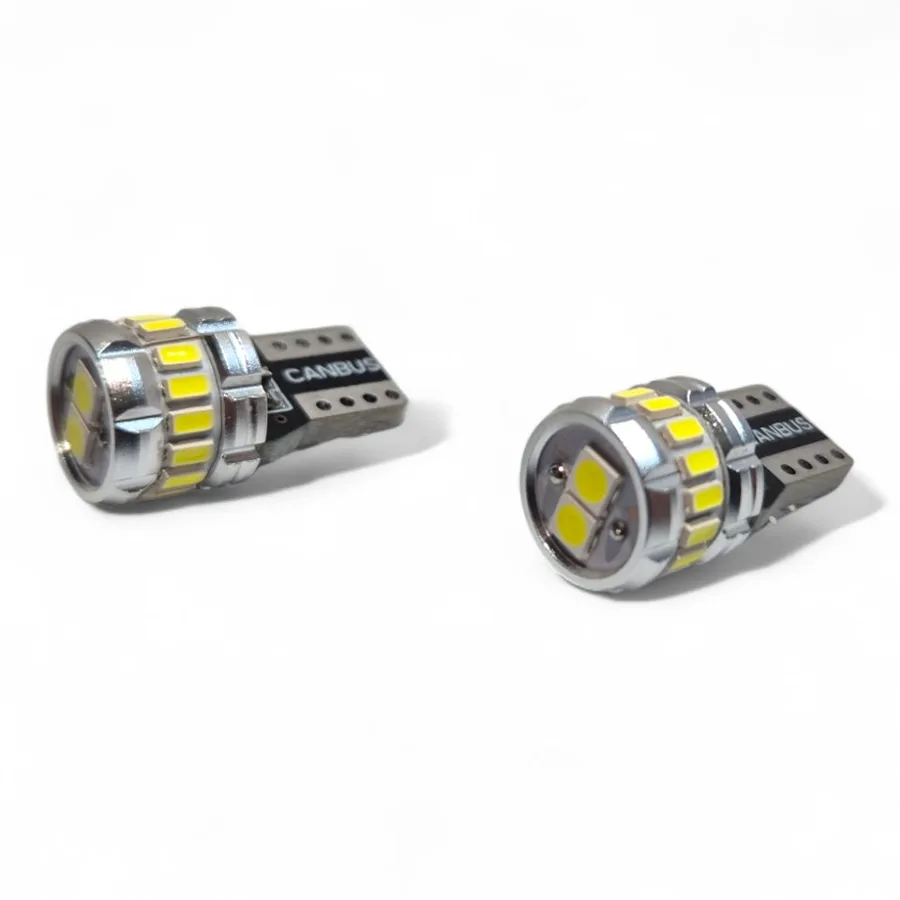 Лампа диодная 10-30V W5W б/ц T10 18smd RuZoom S0313 белая кт. - 2шт.