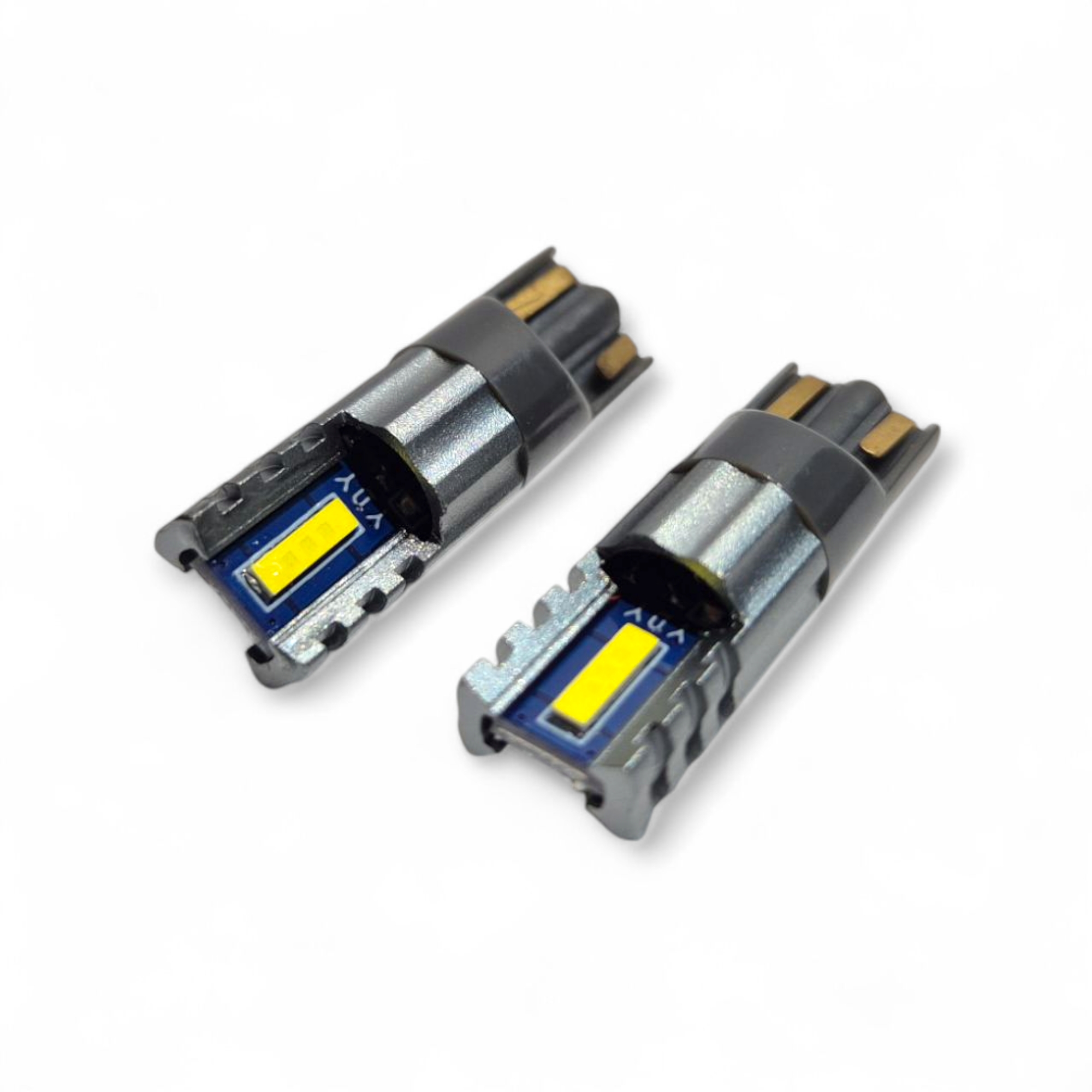 Лампа диодная 12-24V W5W б/ц T10 2smd RuZoom X0103 белая кт. - 2шт.