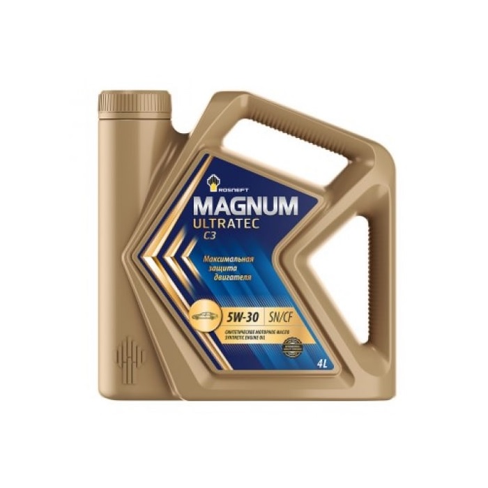 Масло моторное РОСНЕФТЬ Magnum Ultratec SN/CF C3 5w30 4л синт.