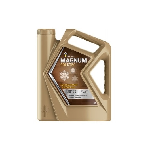 Масло моторное РОСНЕФТЬ Magnum Coldtec SM/CF 5w40 4л синт.