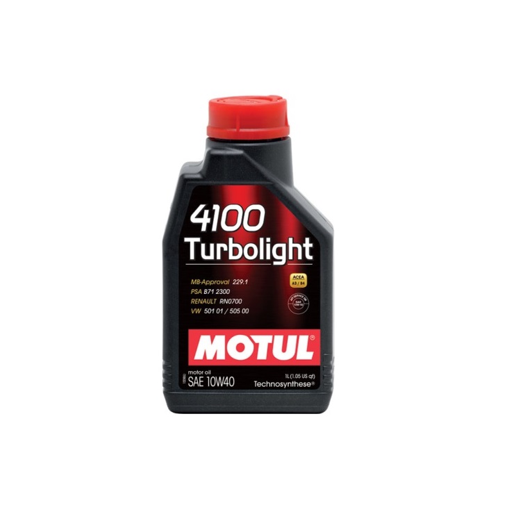 Масло моторное Motul 4100 Turbolightl A3/B4 10w40 1л. (102774)