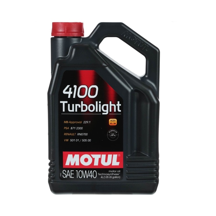 Масло моторное Motul 4100 Turbolightl A3/B4 10w40 4л.