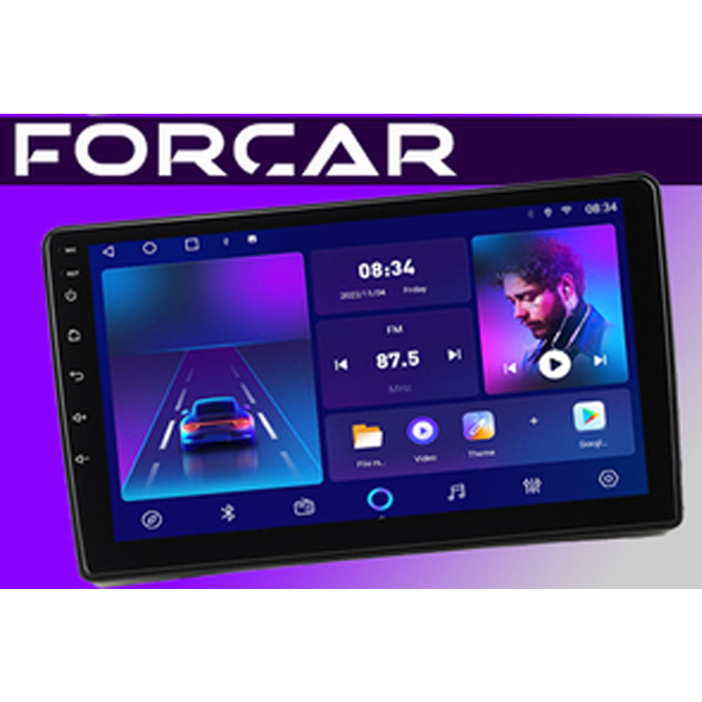 Автомагнитола FORCAR A902 (ANDROID 10) 9", 4-ядер. 2GB-ОЗУ, 32GB, WIFI