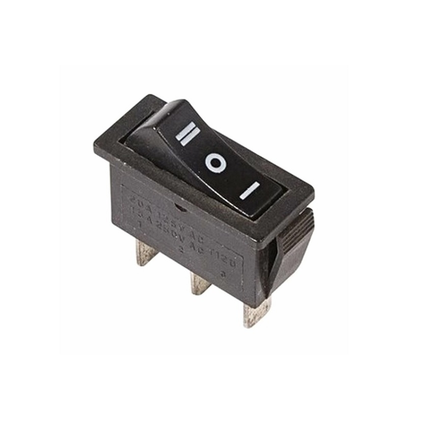 Кнопка-клавиша 250V 10A (3c) on-off-on с нейтралью Rexant