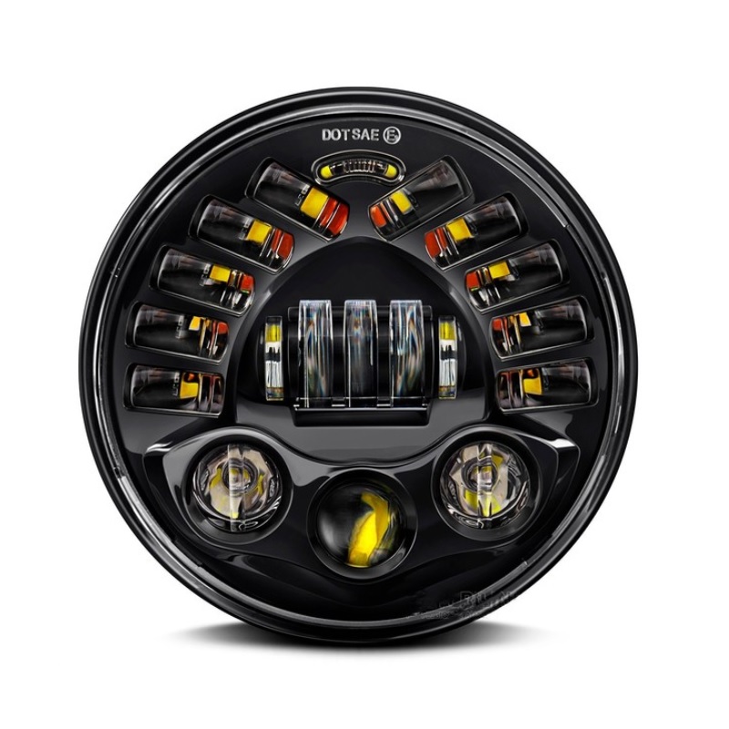 Фара рабочего света G0076 NIVA 4x4 51W (ближ. дальн. поворот. ДХО) 7" 1шт