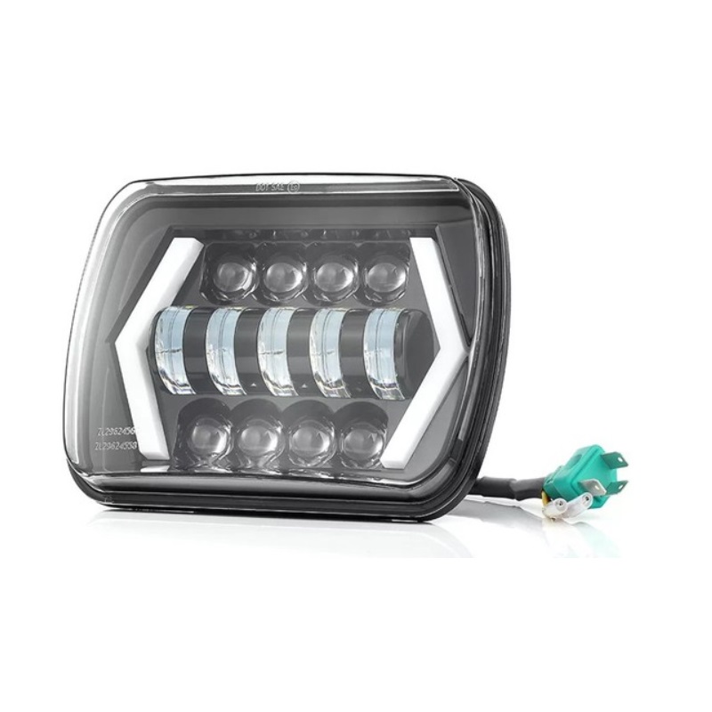 Фара рабочего света G0007 (50W) 5 линз Дальний/Ближний + ДХО/Поворотник (1шт)
