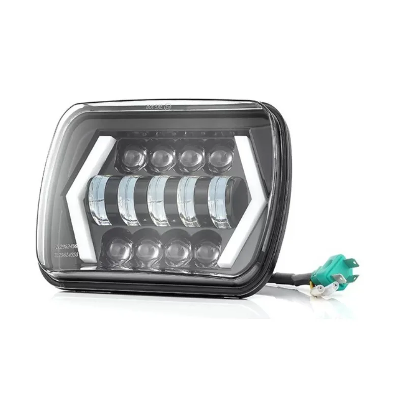 Фара рабочего света G0007 (50W) 5 линз Дальний/Ближний + ДХО/Поворотник (1шт)