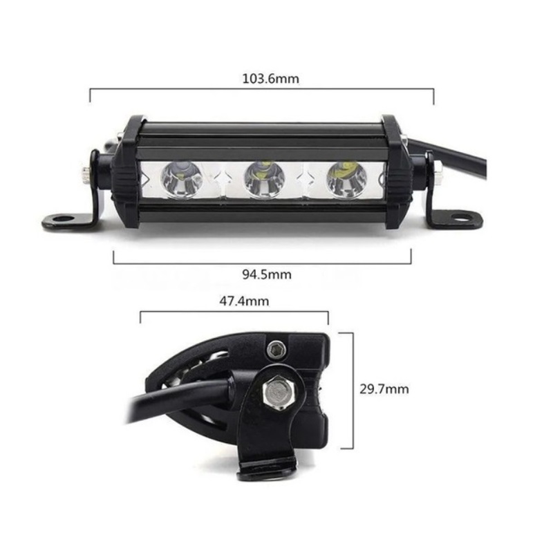 ХОДОВЫЕ ОГНИ 10-30V 9W 3SVD узкие CA-9W-ЗPro к-т-2шт.