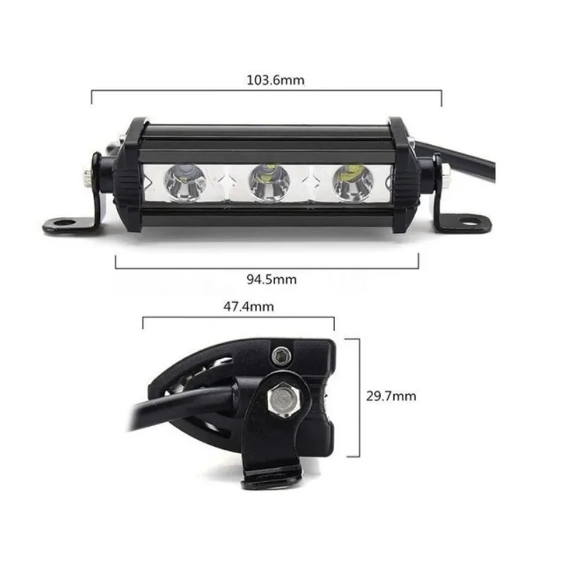 ХОДОВЫЕ ОГНИ 10-30V 9W 3SVD узкие CA-9W-ЗPro к-т-2шт.