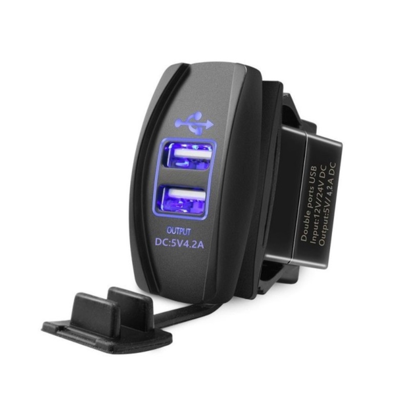 АЗУ врезное ун-ое CARLIVE 2USB 12-24V QC3.0 30W S871