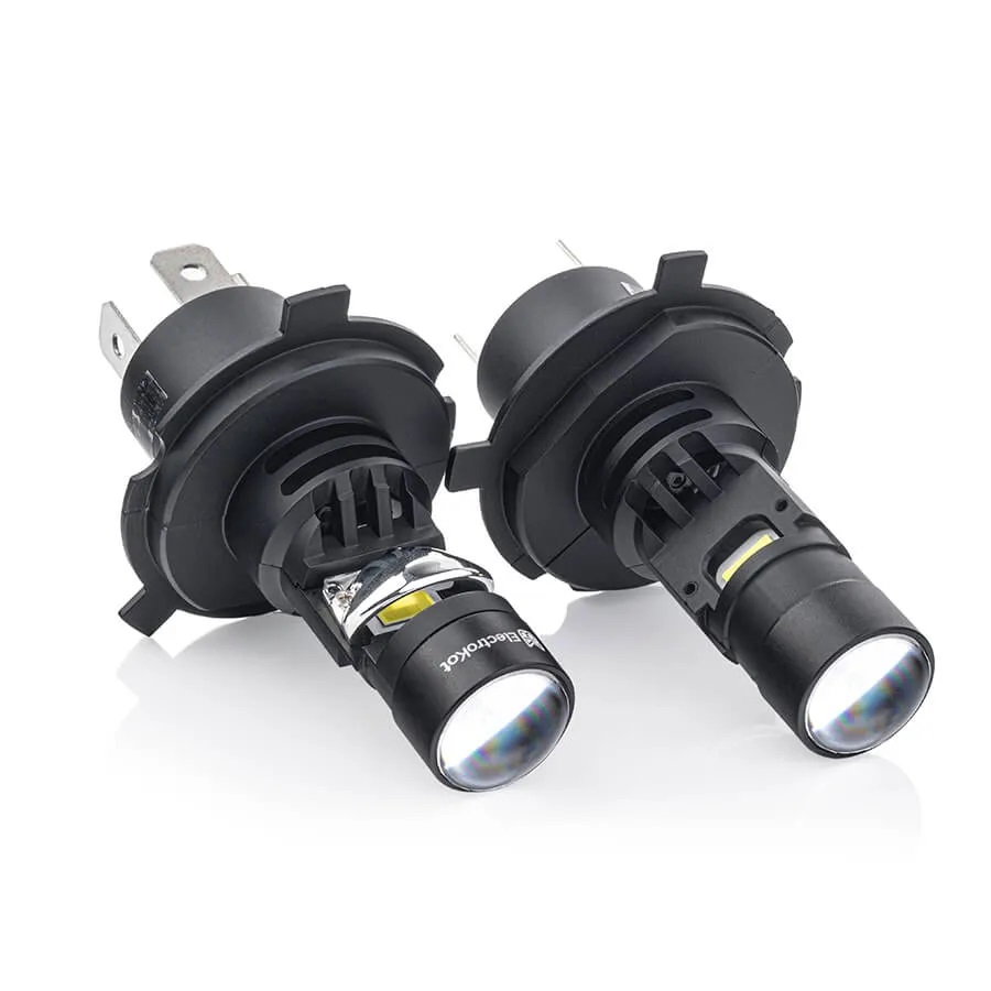 LED мини линзы ElectroKot K25 12V H4 5500K к-т 2шт