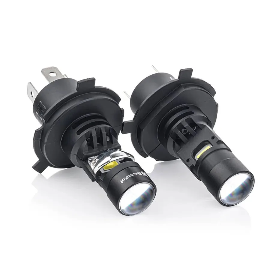 LED мини линзы ElectroKot K25 12V H4 5500K к-т 2шт