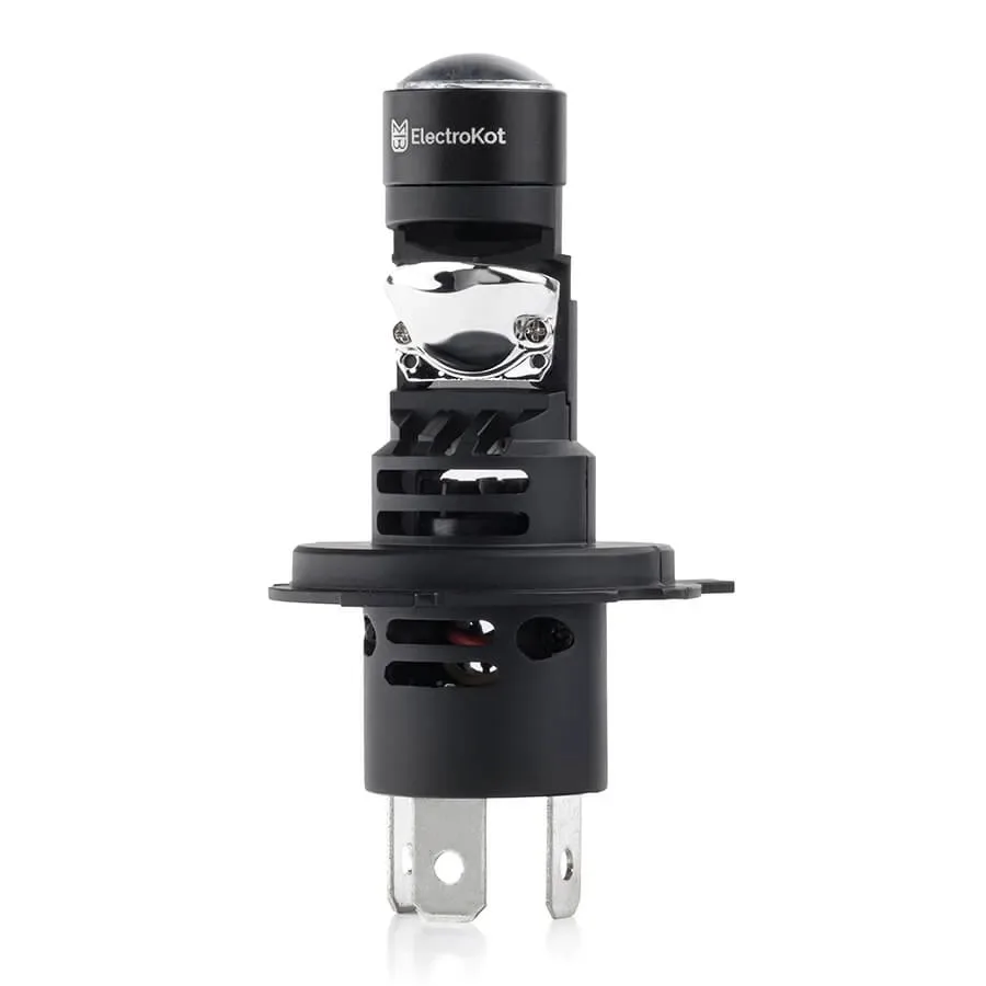 LED мини линзы ElectroKot K25 12V H4 5500K к-т 2шт