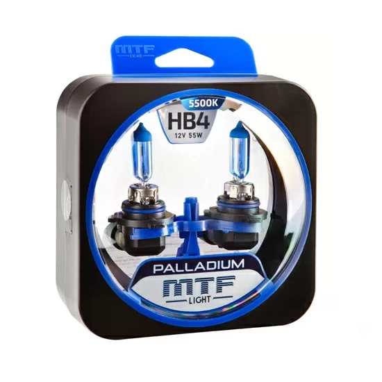 Лампа 12V MTF HB4 55W Palladium (Eurobox,2шт.)