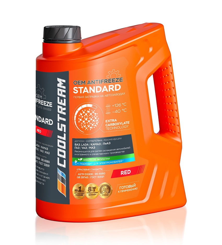 Антифриз "CoolStream Standart 40" красн. 5кг