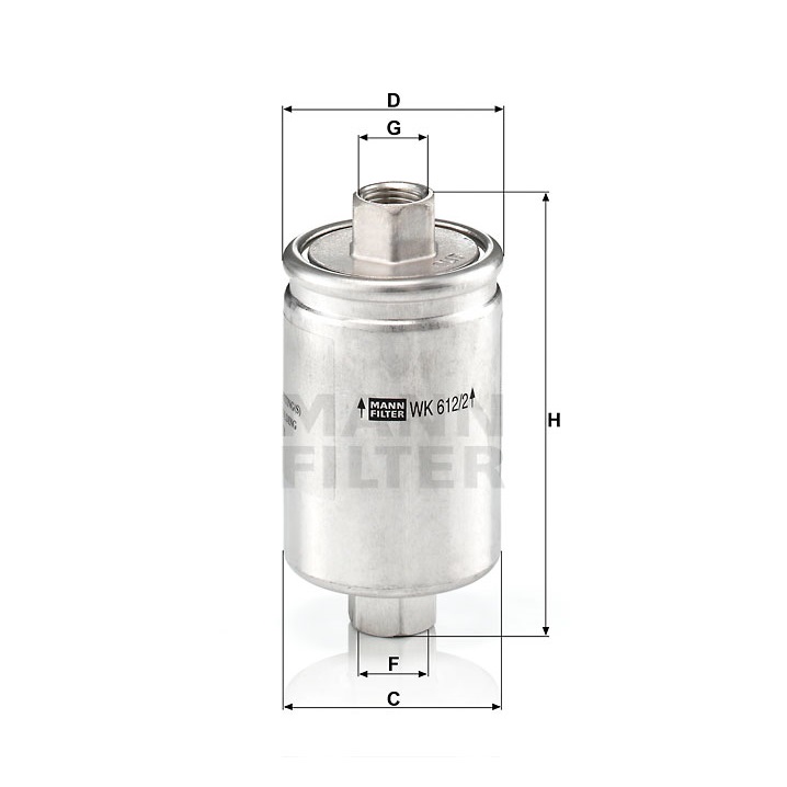 Фильтр топл. MANN WK 612/2