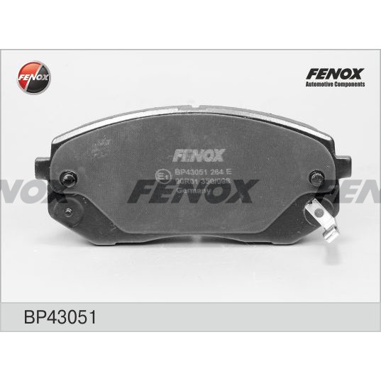 Колодки торм. перед. FENOX BP43051 Hyundai IX35. Kia Sportage