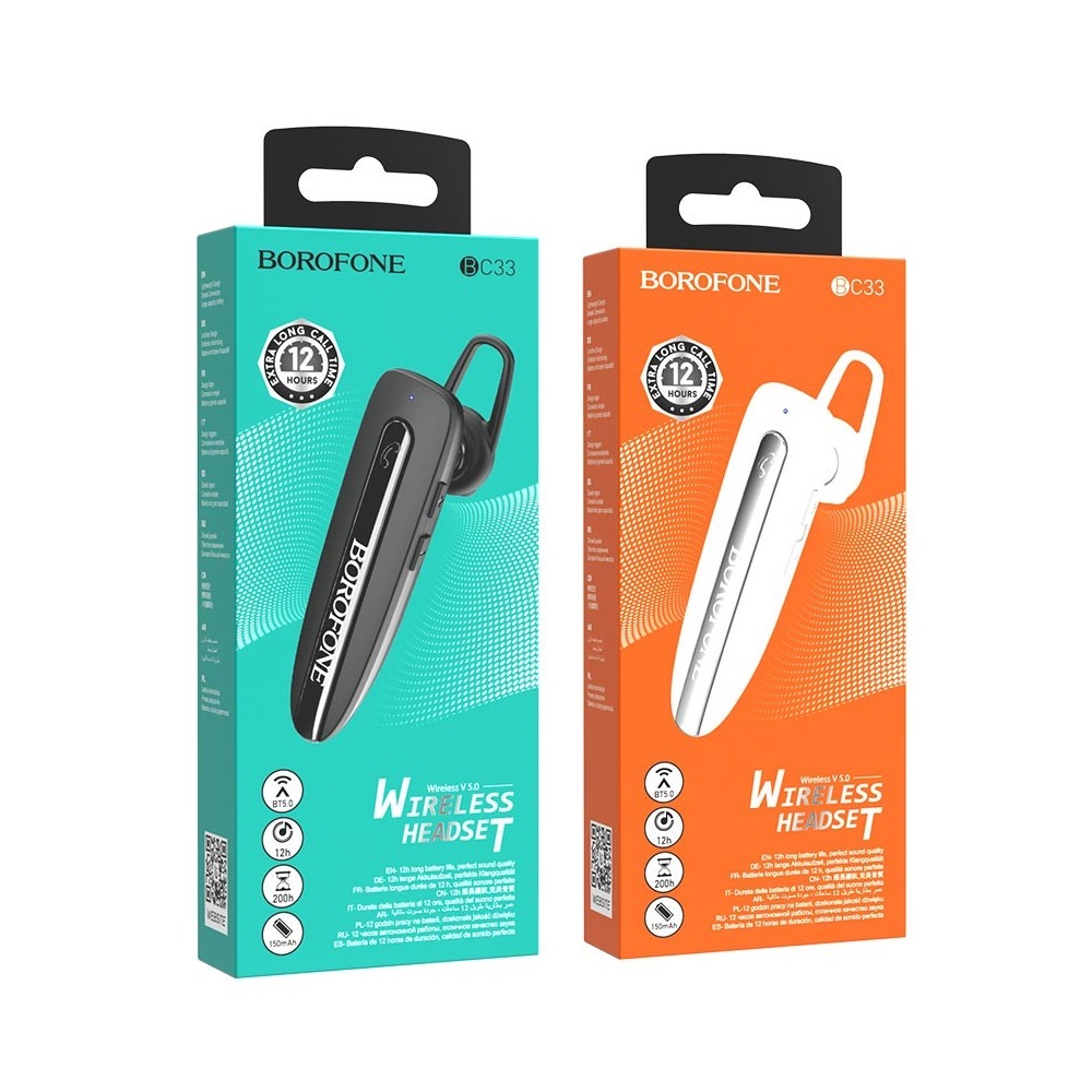 HF BlueTooth Гарнитура BOROFONE BC33