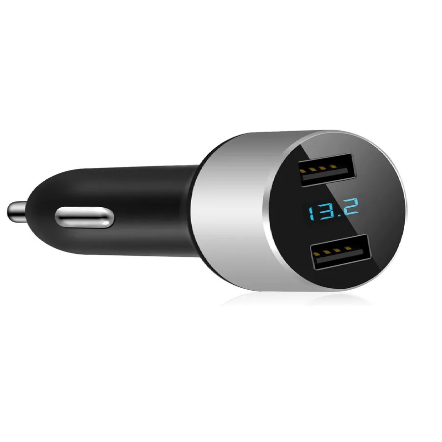 АЗУ USB порт C79 QC3.0 (длинный штекер + вольтметр)