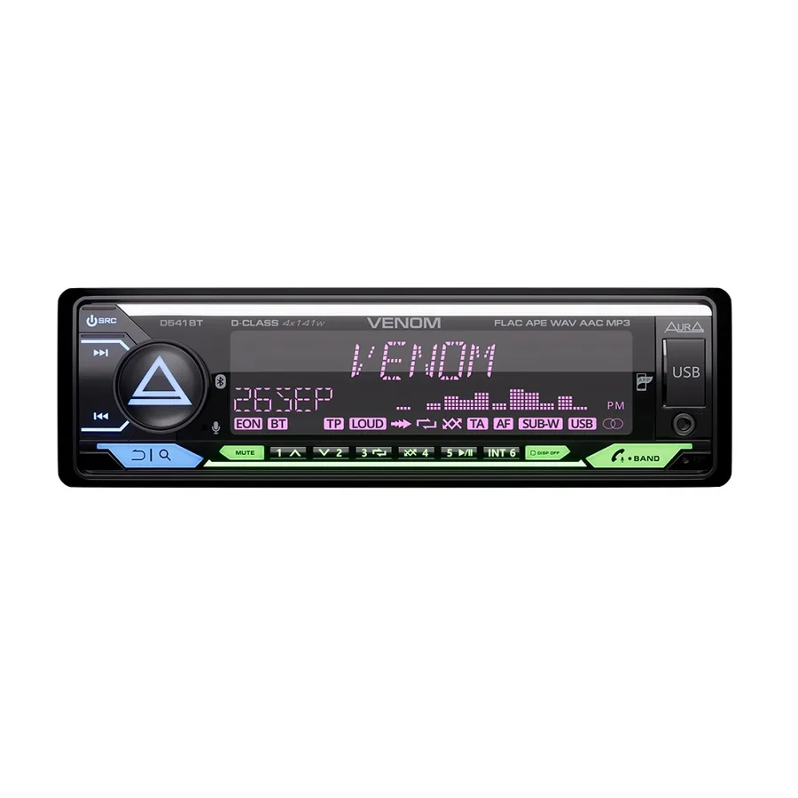 А/м AURA VENOM-D541BT DSP BT 4x141W