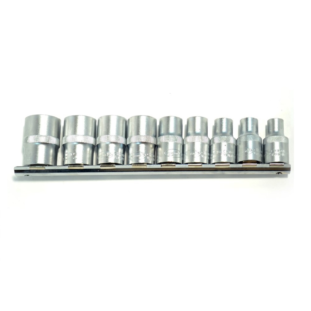АвтоДело Набор головок TORX E10-E24 1/2" 39839
