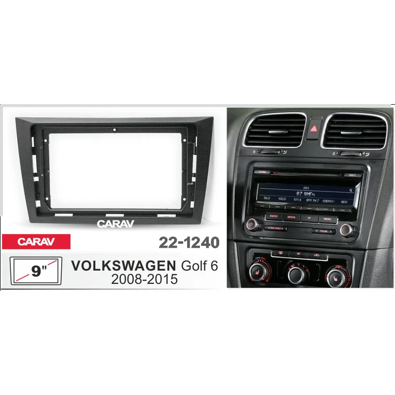 Рамка 9" CARAV 22-1240 WV Golf 6 2008-2015