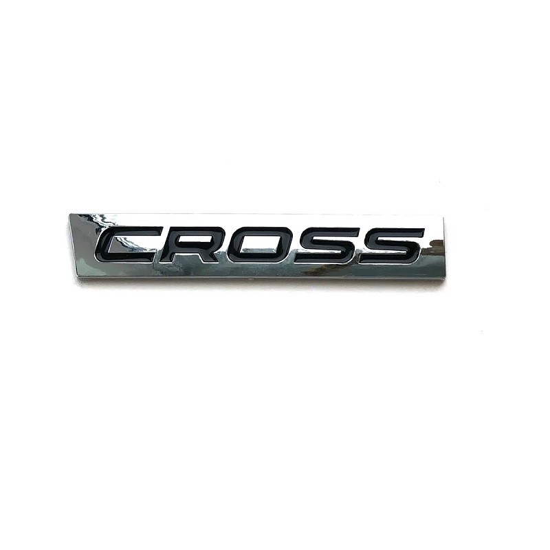 Шильдик CROSS на крышку багажника (черный)