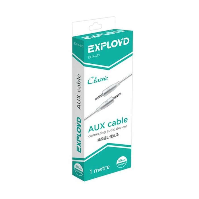 Провод 3.5 jack-jack (AUX) MIVO A5 2м