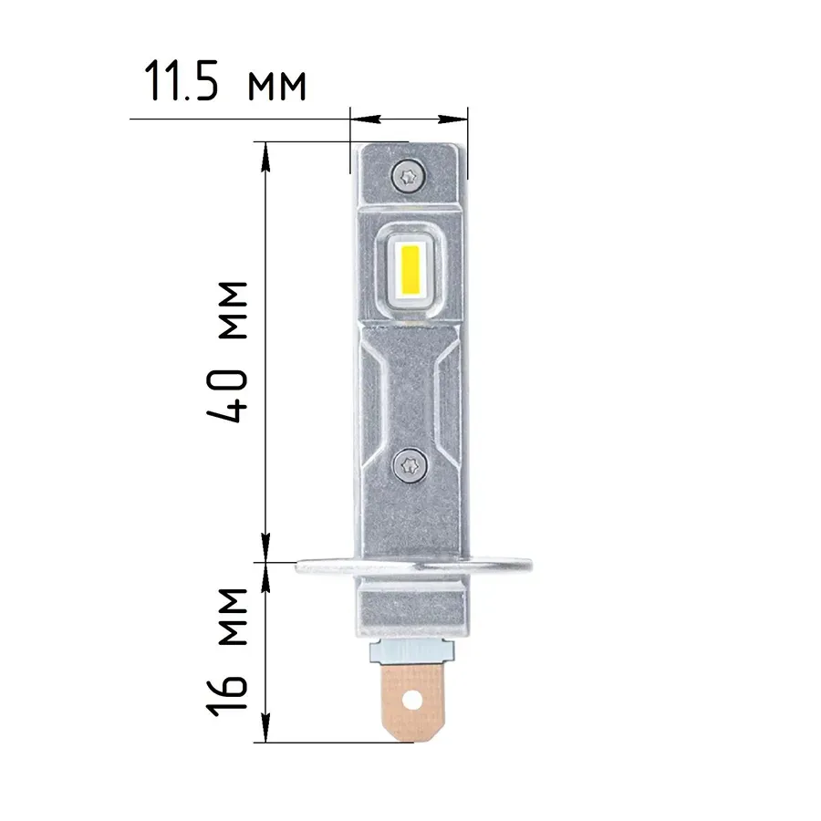 Светодиодные LED лампы ElectroKot MiniMax 12V H1 6000K к-т 2шт