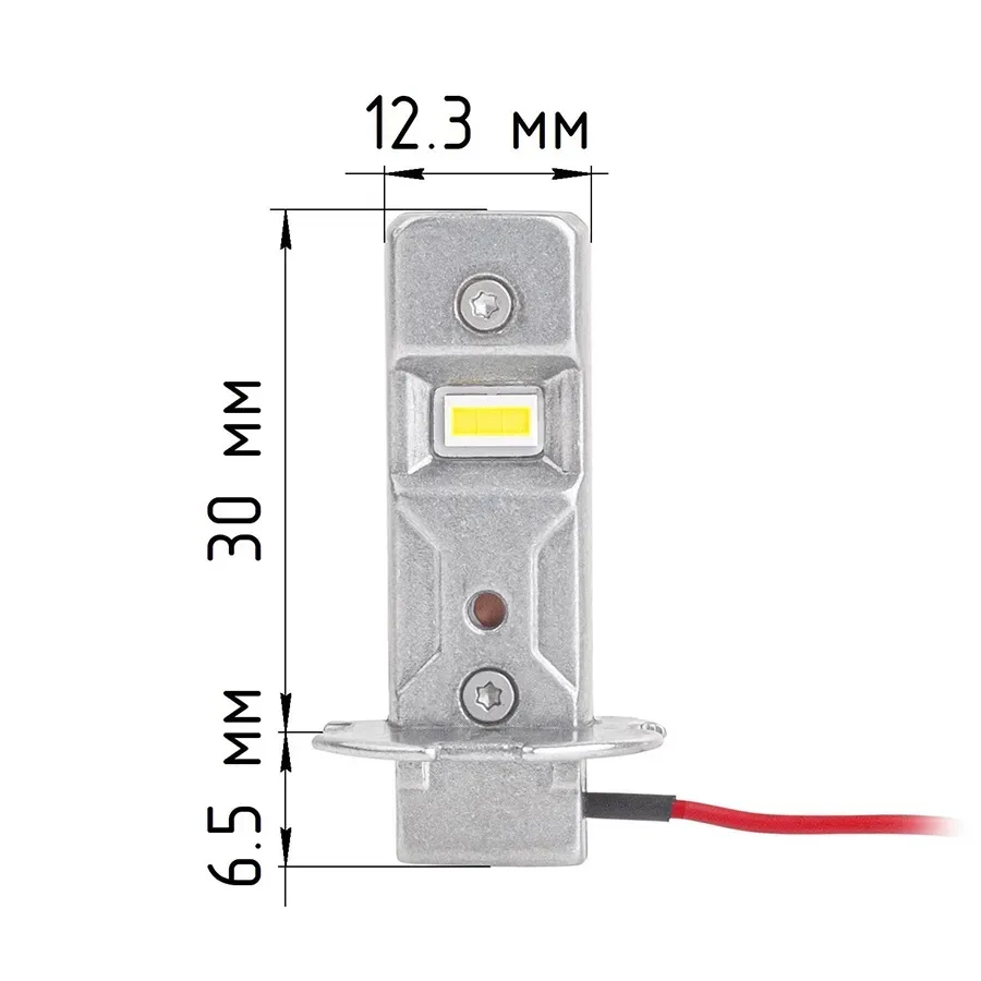 Светодиодные LED лампы ElectroKot MiniMax 12V H3 6000K к-т 2шт