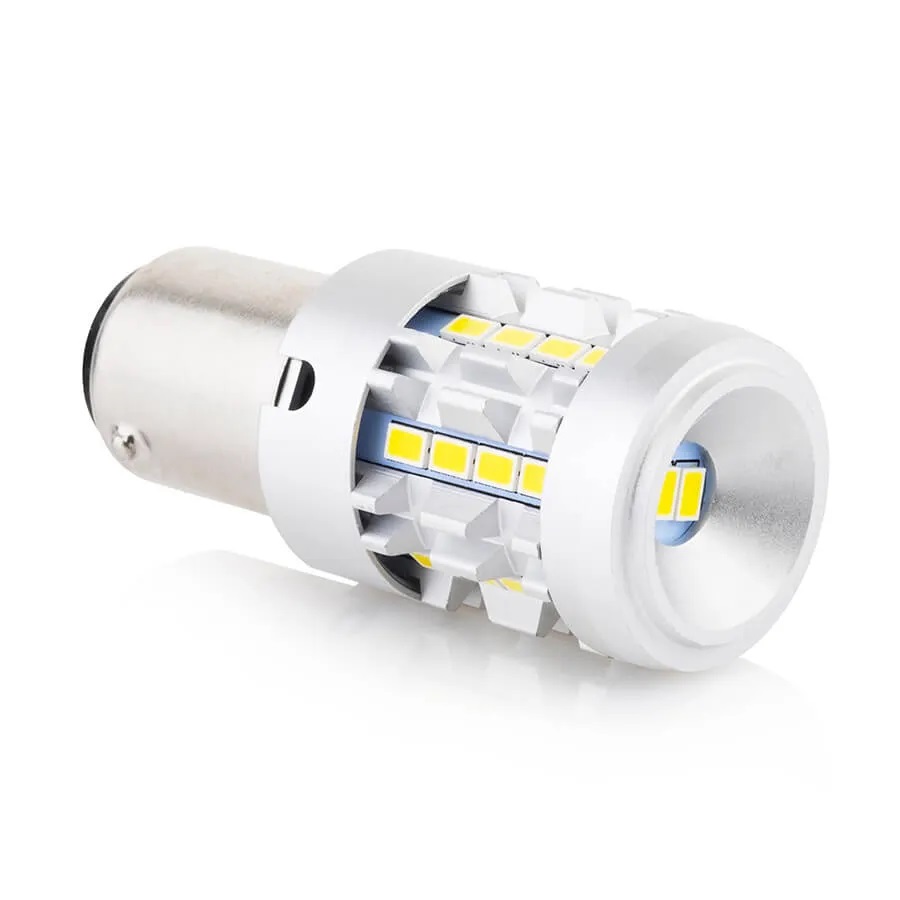 Лампа диодная ElectroKot Impact 10-30V BAY15D P21/5W 5000K белый свет к-т 2шт
